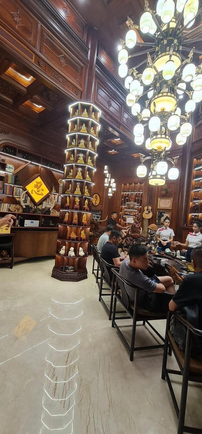 Một góc của căn biệt thự.