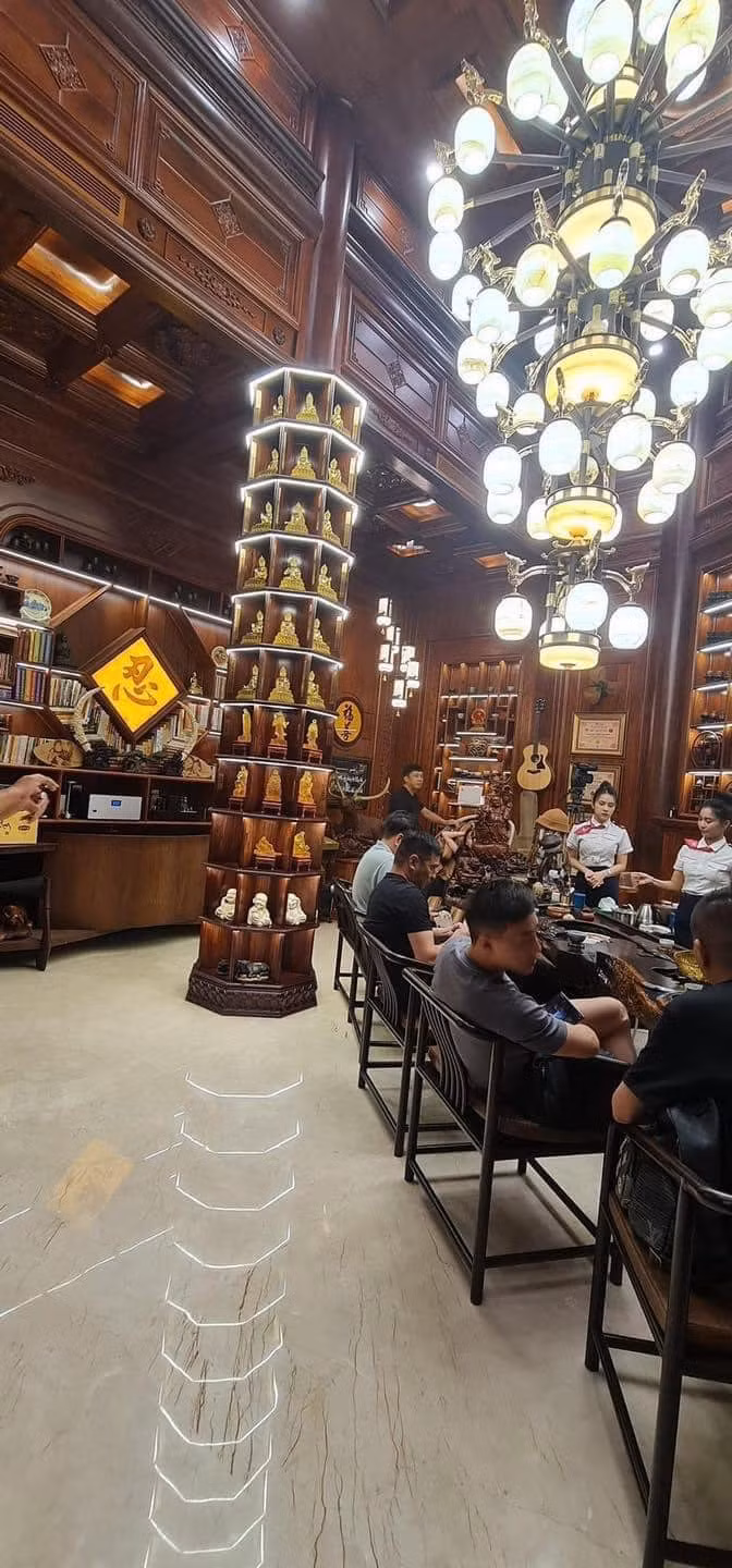 Một góc của căn biệt thự.