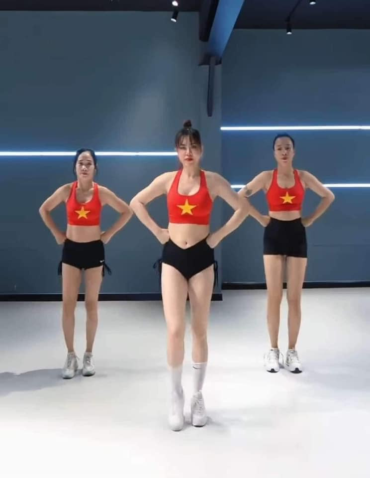 Nhiều người cho rằng việc mặc chiếc áo ngắn cũn cỡn như vậy, lại in hình cờ đỏ sao vàng thiêng liêng khiến hình ảnh Quốc kì không được thiêng liêng: "Ủa gì vậy, dù có thể hiện lòng yêu nước cũng có rất nhiều cách khác nhau, đâu cần cách này nhỉ", "chấm hỏi luôn đó, mặc thế này để chứng tỏ cái gì vậy", "không ngại hả trời".