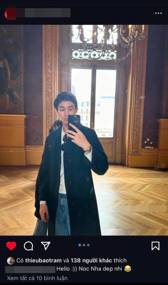 Đầu tháng 5, Thiều Bảo Trâm được cho là bay sang Pháp thăm bạn trai.