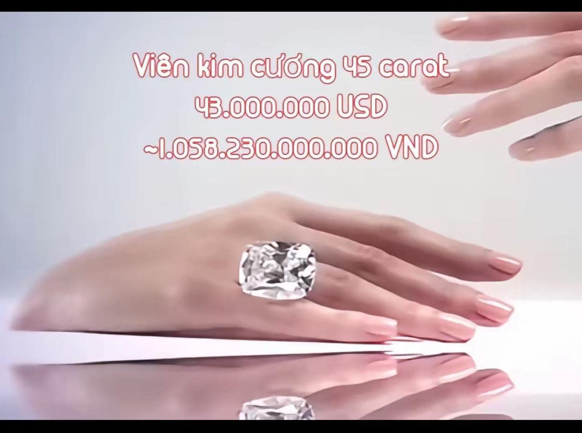 Trước thông tin đó, nhiều người đã nhanh chóng "check var" giá trị thực của viên kim cương nói trên. Theo nhiều người, viên kim cương 45 carat này có giá trị lớn hơn so với giá bà Phương Hằng rao bán.