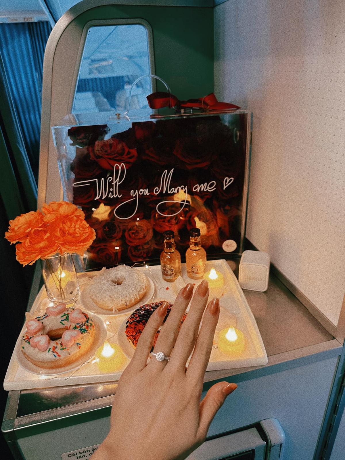 Nhan sắc nữ chính của màn “cầu hôn trên 9 tầng mây” bão mạng Nhan sac nu chinh cua man “cau hon tren 9 tang may” bao mang