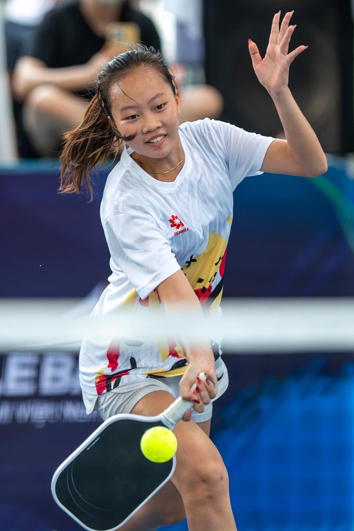 Phương Anh là nữ VĐV pickleball chuyên nghiệp trẻ nhất Việt Nam khi mới chỉ 16 tuổi.