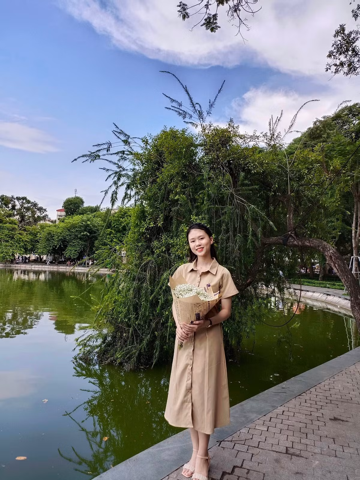 Chọn học chuyên ngành thường chỉ có nam giới theo đuổi, thế nhưng Kiều Trinh lại sở hữu sắc vóc mảnh mai, nhẹ nhàng, nữ tính.