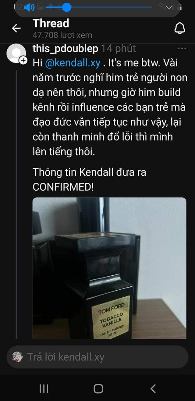 Ban đầu, chủ nhân tài khoản muốn cho Việt Anh cơ hội nên chưa công khai chuyện này, thế nhưng đến hiện tại, cảm thấy không thể giữ kín để nhiều người ủng hộ một con người có nhân cách không tốt nên đã quyết định công khai.