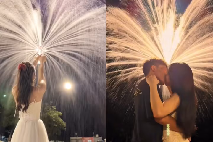 Trào lưu "bóp chai nước" đã có từ tháng 8, ở thời điểm hiện tại sức hút của trend đã giảm bớt nhưng vẫn rất nhiều người thử sức đu trend.