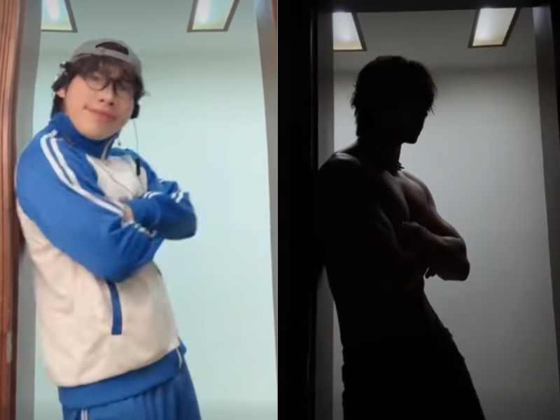 Không chỉ các cô gái, nhiều chàng trai cũng tham gia trào lưu này, khoe body 6 múi ẩn hiện cực phẩm khiến nhiều cô gái không thể rời mắt khỏi màn hình.