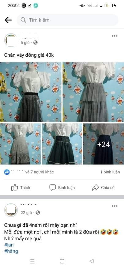 Một tài khoản cũng xin quần áo từ thiện, sau đó về chụp và ngang nhiên đăng bán lên trang cá nhân.