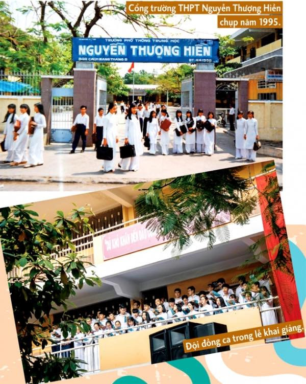 Những ký ức đẹp đẽ dưới mái trường THPT Nguyễn Thượng Hiền.