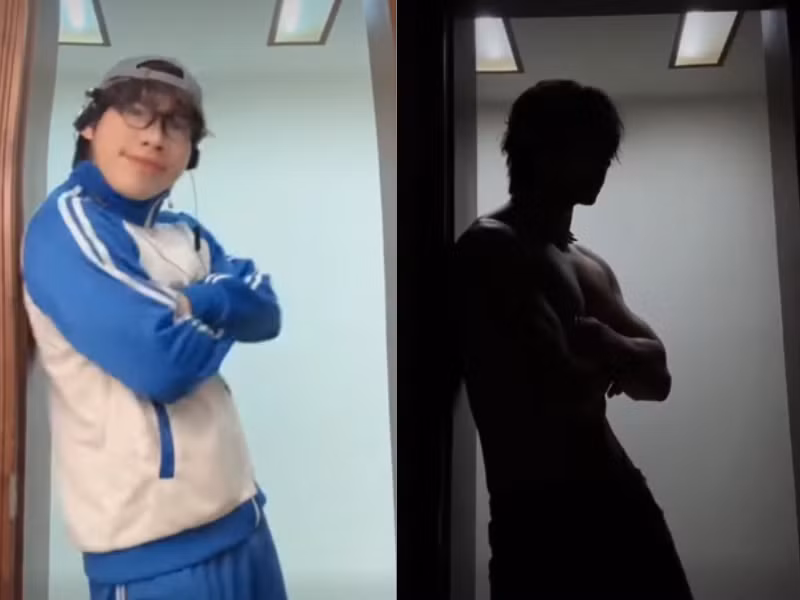 Khi mặc áo đồng phục thì trông có vẻ là một cậu học sinh ngây ngô, thế nhưng ẩn sau lớp áo đồng phục ấy là thân hình săn chắc khiến chị em mê mẩn.