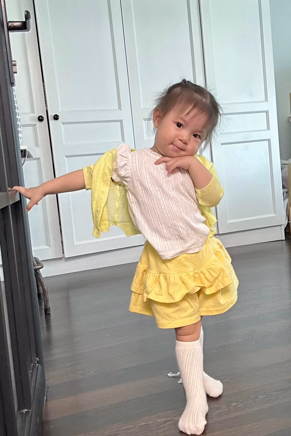 Pam cũng là em bé Việt đầu tiên sở hữu bức ảnh đạt một triệu lượt thả tim trên nền tảng Instagram. (Ảnh: @pamyeuoi)