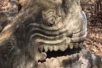 Tận mục tượng Makara kỳ bí tại Campuchia, sinh vật huyền thoại gây chấn động