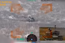 Ukraine phá hủy robot mặt đất vũ trang Kurier đầu tiên của Nga 