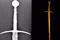 Bất ngờ phát hiện thanh kiếm thời trung cổ hiếm có 