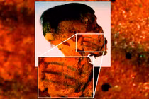 Kinh ngạc hình xăm kỳ dị trên mặt xác ướp 800 tuổi