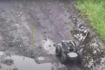 Ukraine dùng xe robot chiến đấu Lyut đối phó các đợt tấn công của Nga