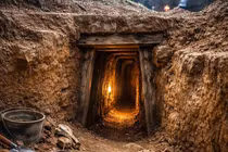 Bí ẩn đường hầm thời kỳ Đồ Đá Mới được khai quật tại Đức