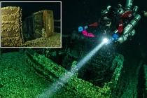 Bất ngờ tìm thấy xác tàu cổ hàng trăm năm còn nguyên cột buồm