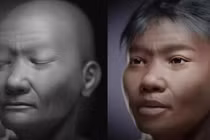 Tái tạo khuôn mặt người 9.600 năm trước, giật mình dung mạo