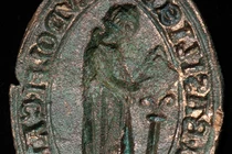 Phát hiện con dấu khắc hình ca trưởng thánh lễ thời Trung Cổ 