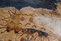 Phát hiện tranh tường cổ hé lộ tín ngưỡng phức tạp của người xưa