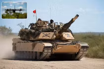 Mỹ tích hợp UAV trinh sát với xe tăng M1 Abrams 