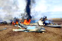 Su-34 của Nga lãnh đòn trước UAV của Ukraine 