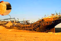  Con tàu chở vàng mất tích 500 năm bất ngờ hiện ra giữa sa mạc