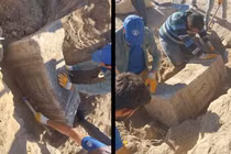 Khai quật bàn thờ hơn 1.800 năm tuổi có biểu ngữ lạ