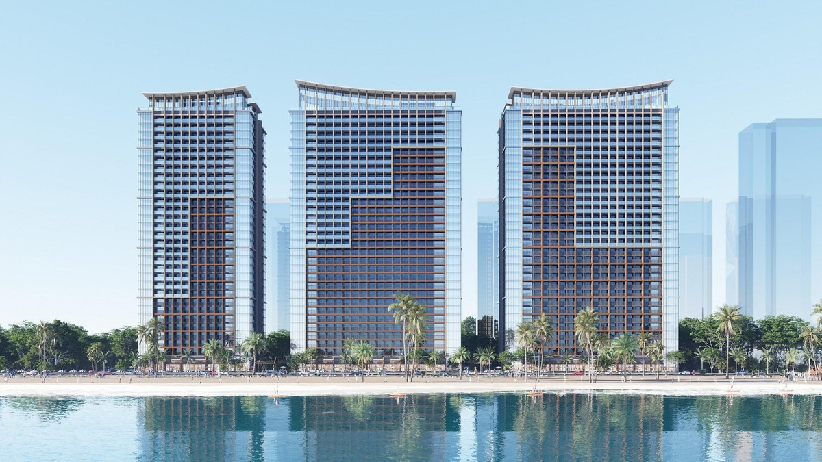 Phối cảnh 3 tòa tháp căn hộ thuộc tổ hợp Sun Centro Town 4.jpg