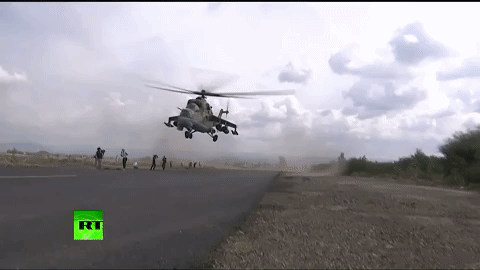 Việc tiếp tục điều động trực thăng Mi-24 sang Syria cho thấy quyết tâm của Nga trong việc bảo vệ đồng minh Syria.