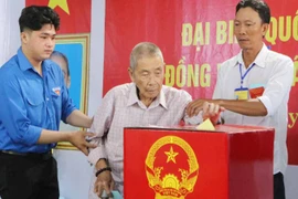 An Giang: Hai xã đảo hoàn thành 100% tỷ lệ cử tri đi bỏ phiếu trong sáng 15/3