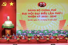 Khai mạc Đại hội đại biểu Đảng bộ Chính phủ lần thứ I