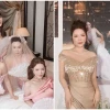 "Phú bà" Lý Nhã Kỳ đẹp hút hồn trong đám cưới Hồ Quỳnh Hương