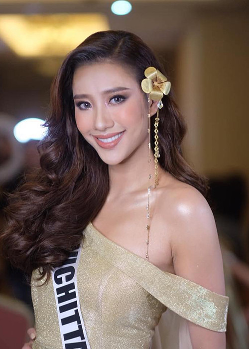 Tham gia Miss Universe 2019, Á hậu Hoàng Thùy sẽ đối đầu với Vichitta Phonevilay - đại diện Lào.