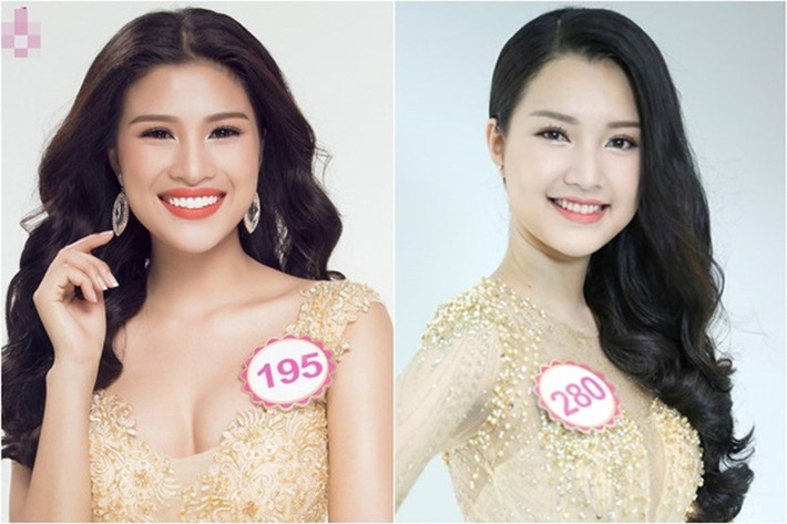Cũng tại Hoa hậu Việt Nam nhưng ở mùa giải 2016, Nguyễn Thị Thành và Lê Trần Ngọc Trân rút khỏi cuộc thi ngay trước thềm chung kết vì bê bối đời tư. Ảnh: Giadinhnet