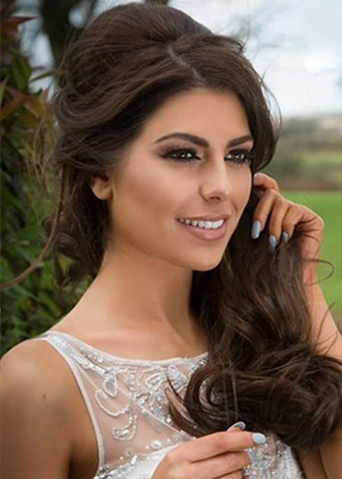 Giữ vị trí thứ 6, Nadia Suliman là đại diện của Wales tại Hoa hậu Hòa bình Thế giới 2017. Ảnh: BTC