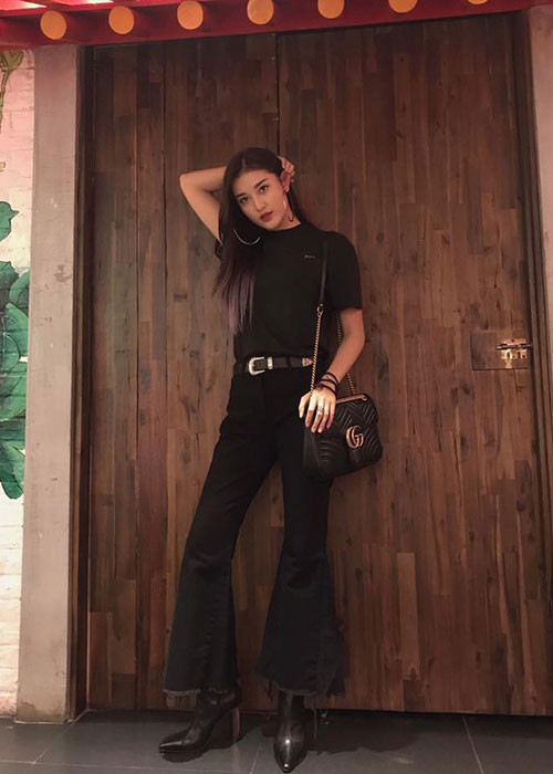 Á hậu Huyền My cực ngầu trong loạt ảnh vừa được chia sẻ trên trang cá nhân.