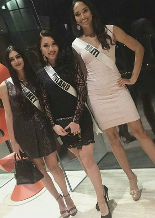 Người đẹp đến từ Thổ Nhĩ Kỳ, Phần Lan và Haiti (từ trái sang phải) cũng khoe dáng vóc nuột nà. (Ảnh: Global Beauties)