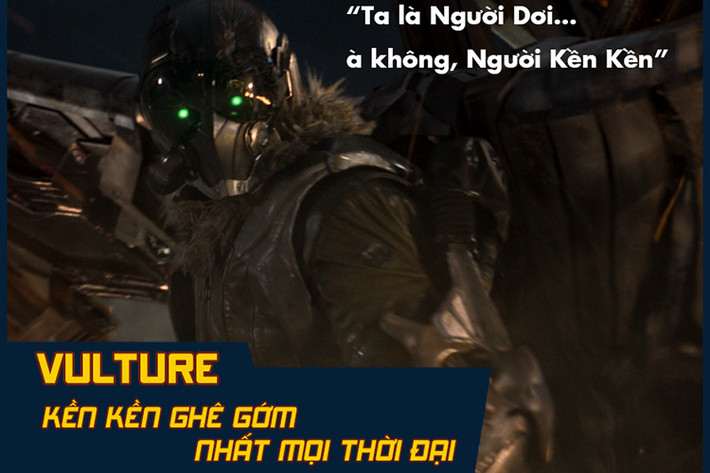 Vulture không có năng lực đặc biệt, nhưng với trí thông minh đáng nể của mình, Vulture đủ sức tạo nên những mối nguy hiểm chết người.
