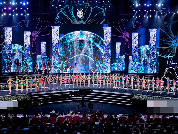 Không lọt top 40 trình diễn bikini nhưng Kim Trà My và Nguyễn Thị Minh Trang vẫn vào vòng chung kết nhờ dẫn đầu bình chọn trên các nền tảng mạng xã hội ở phần thi phụ Người đẹp truyền thông.