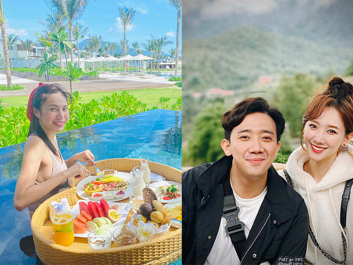 Không chỉ làm hết mình, Thủy Tiên và Trấn Thành cũng chơi hết sức. Trong khi Thủy Tiên có những chuyến nghỉ dưỡng bên Công Vinh, Trấn Thành thường đi lịch cùng vợ và bố mẹ, hội bạn thân.