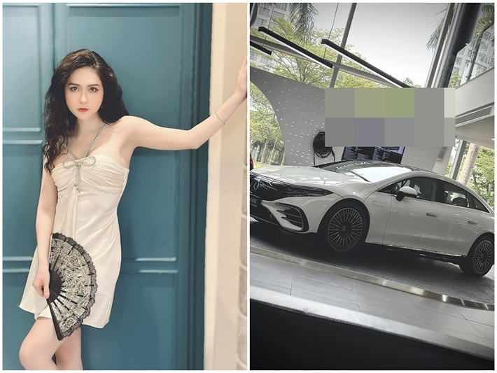 Trên trang cá nhân, Đoàn Di Băng vừa chia sẻ hình ảnh mẫu xe ô tô 6 tỷ dành cho vú em sắp lên xe hoa. Ảnh: FBNV