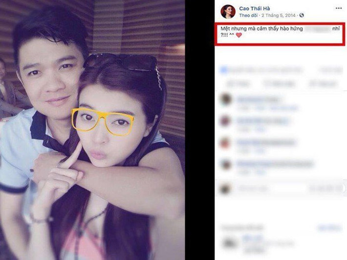 Trẻ trung, xinh đẹp, Cao Thái Hà được nhiều người theo đuổi. Trước đây, cô từng yêu một đại gia. Trong cuộc phỏng vấn với Tri thức trẻ, Cao Thái Hà cho biết, bạn trai là giám đốc một công ty lớn, hơn cô 15 tuổi, từng kết hôn và có một cậu con trai. Ảnh: Giao thông