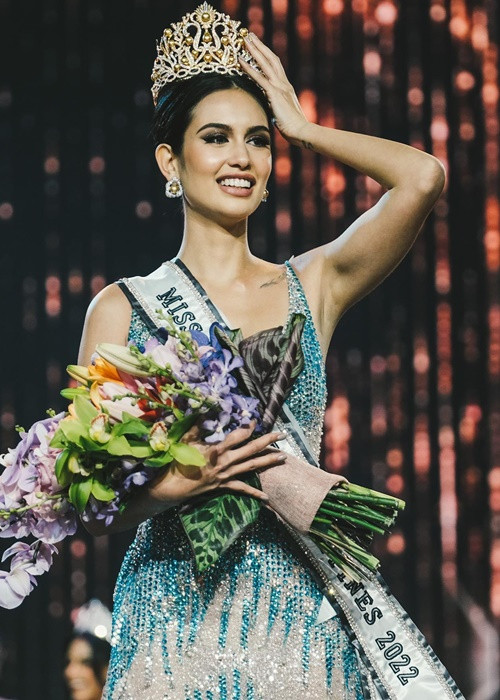 Hoa hậu Hoàn vũ Philippines 2022 là Celeste Cortesi. Cô năm nay 25 tuổi, cao 1m77, mang ba dòng máu Philippines - Italy - Tây Ban Nha. Ảnh: FBNV