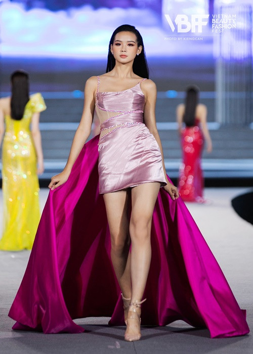 Lê Nguyễn Bảo Ngọc vừa giành danh hiệu Người đẹp thời trang ở cuộc thi Miss World Vietnam 2022 - Hoa hậu Thế giới Việt Nam 2022. Ảnh: Fanpage Miss World Vietnam