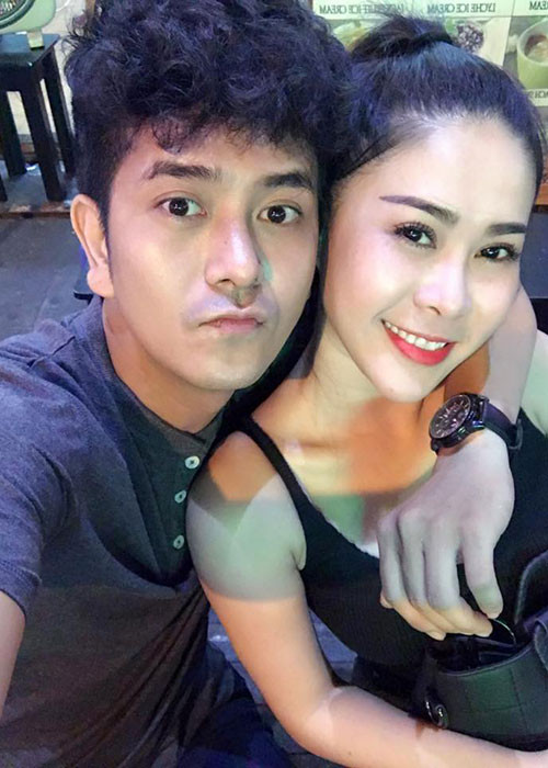 Mới đây, diễn viên Hùng Thuận bất ngờ công khai bạn gái mới là Đặng Thái Hưng. Ảnh: FBNV