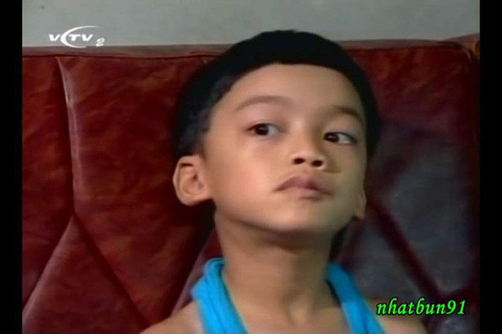 Hình ảnh Hà Duy lanh lợi trong bộ phim "Xin hãy tin em".