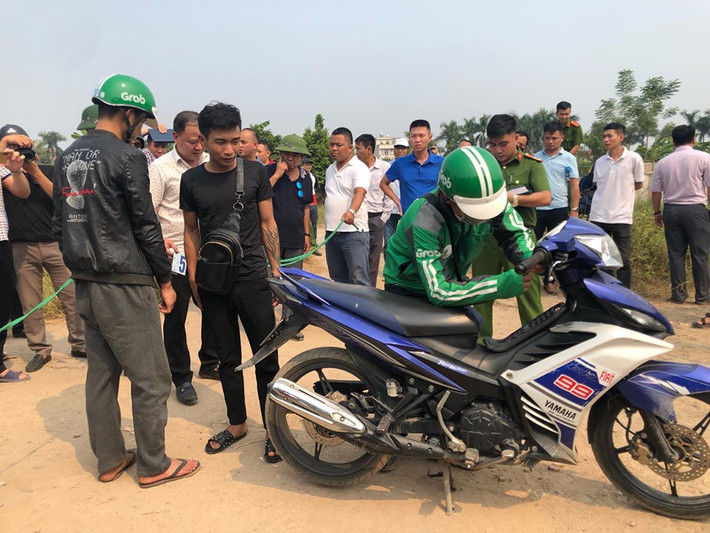 Đối tượng Giáp thực nghiệm hiện trường.