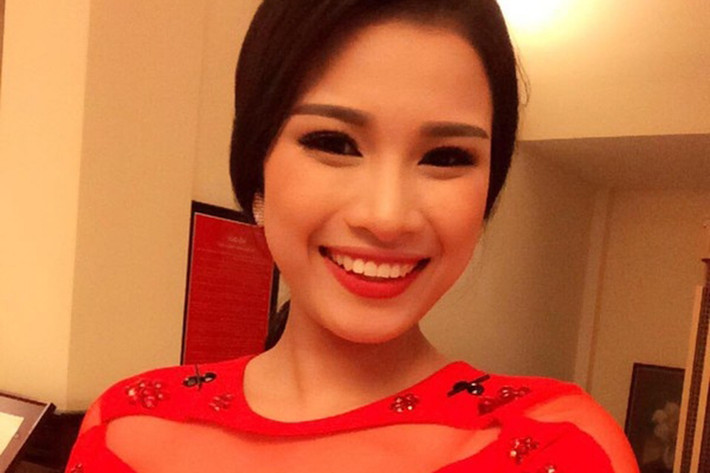 Trước thềm chung kết Hoa hậu Hoàn vũ Việt Nam 2015, câu chuyện của Nguyễn Thị Thành từng khiến nhiều khán giả xúc động. Ảnh: Dân Việt.